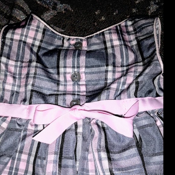 Flower Girl? Youngland EUC Plaid Taffeta Dress, 12m - Picture 3 of 10